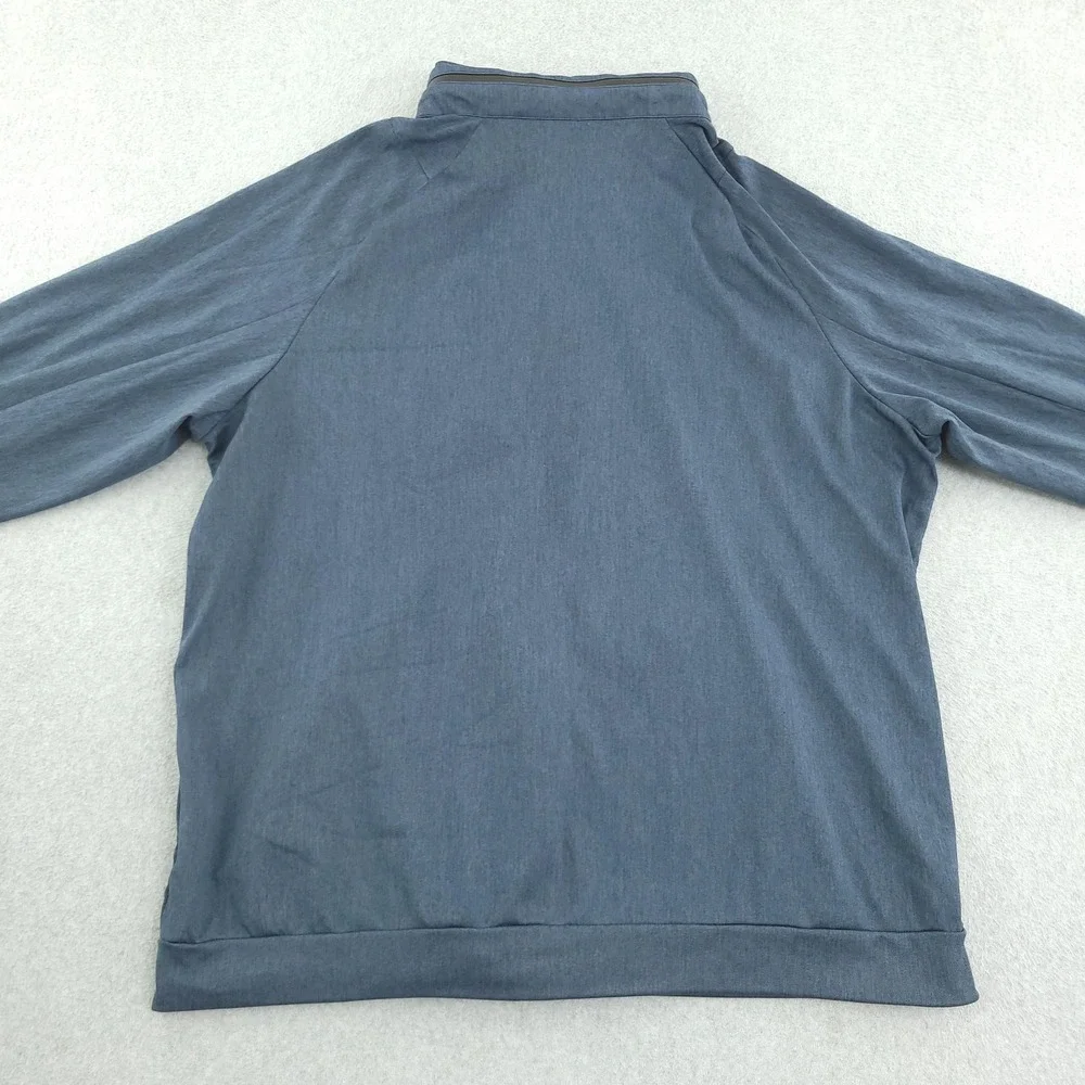 Jordan Windbreaker Jacket Mens 2XL Blue Dri-FIT Hooded Full Zip Basketball